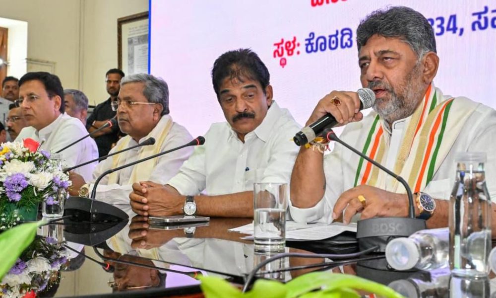 DK Shivakumar Takes Helm as Karnataka's New Chief Minister Following Legislature Party Election