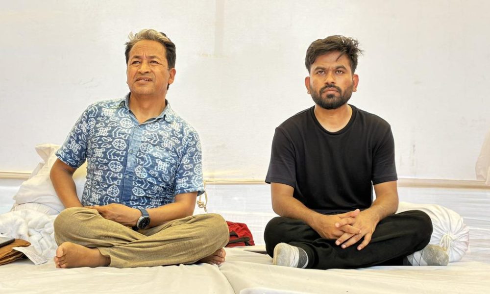 Activist Sonam Wangchuk Launches Hunger Strike at Jantar Mantar Amid Protests Against Education Minister