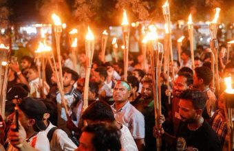 Protests Erupt in Bangladesh Over Alleged Desecration of Deity Ram's Image