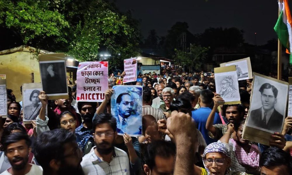 Protests Erupt in Jadavpur as Left Leaders Detained During Hawker Demolition Drive