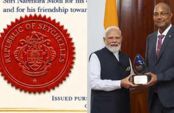 Spelling Blunders in Seychelles Award for PM Modi Raise Authenticity Concerns