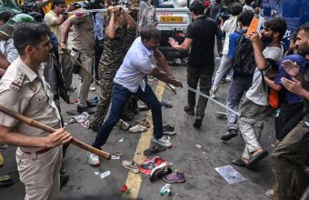Delhi Sees Intense Protests Demanding Resignation of Education Minister Dharmendra Pradhan