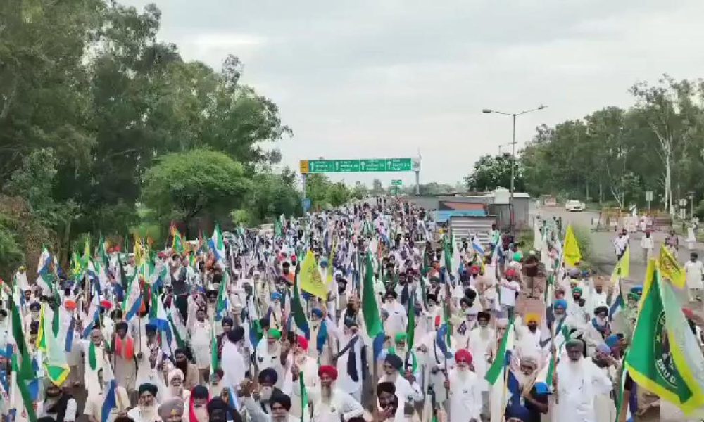 Farmers Blocked at Punjab-Haryana Border in Protest Against India-US Trade Agreement
