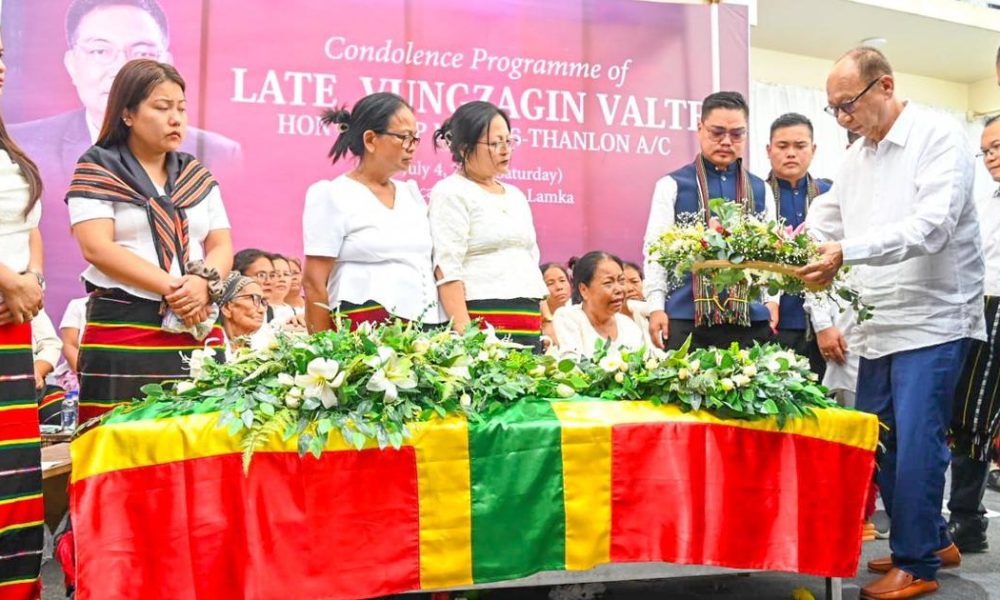Manipur Chief Minister Pays Tribute at BJP MLA's Funeral Amid Ongoing Ethnic Tensions