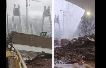 Mumbai-Pune Expressway Blocked by Landslide Amid Heavy Rains