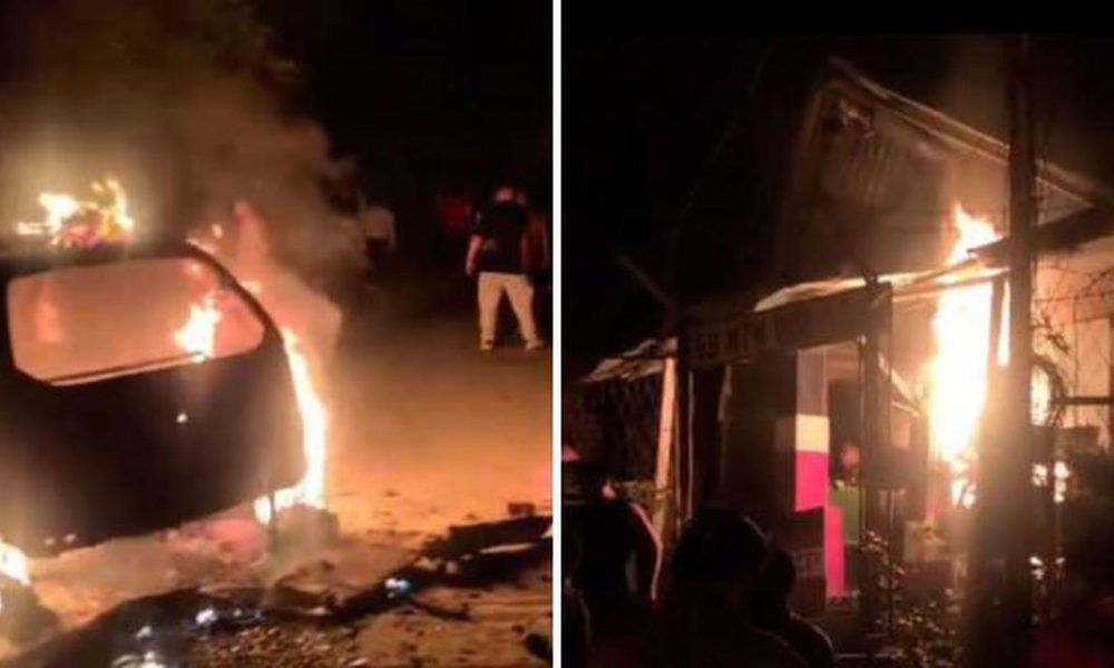 Violence Erupts in Manipur as Mob Attacks Assam Rifles Camp After Security Operation