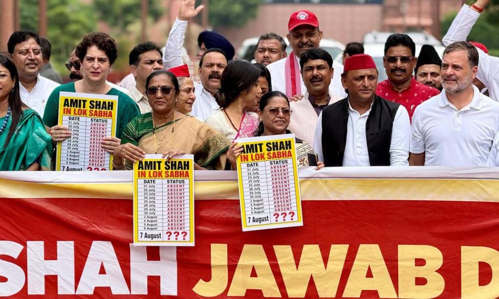 Congress Demands Amit Shah’s Statement as Parliament Stalemate Persists Over Delhi Protest Crackdown