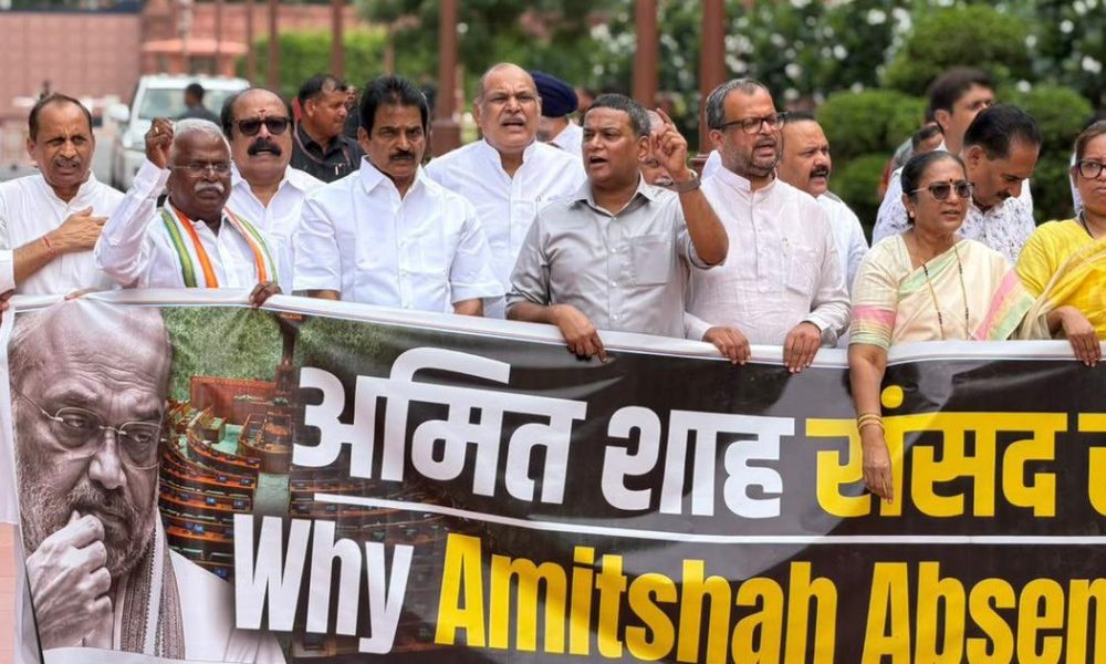 Parliament Suspended Amid Opposition's Call for Amit Shah to Address Protest Violence