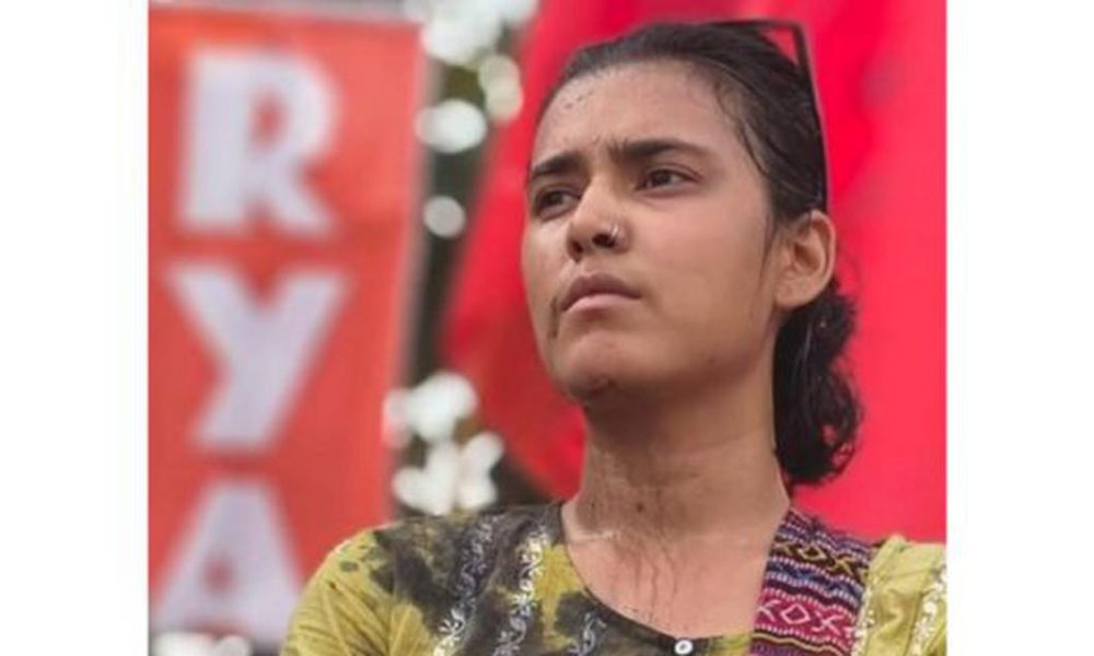 Student Leader Neha Bora Attacked During Jharkhand Protest Over Recruitment Irregularities