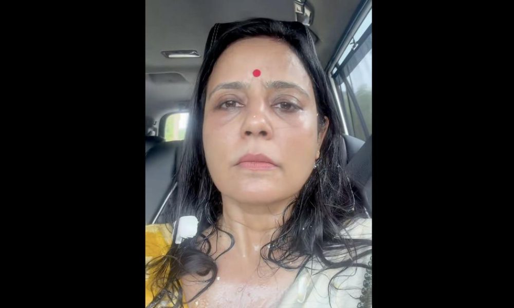 TMC MP Mahua Moitra Claims BJP Workers Attacked Her with Eggs in Krishnanagar