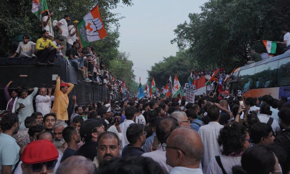 Congress Party Mobilizes Mass Protest to Pressure Supreme Court Over Election Concerns