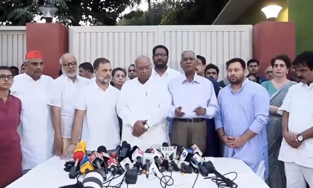 INDIA Bloc Vows Continued Protests Until Chief Election Commissioner Resigns