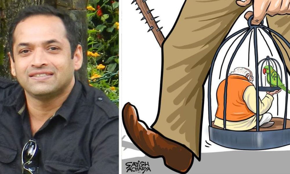 Political Cartoonist Satish Acharya's Instagram Account Blocked Again Amidst Content Controversy