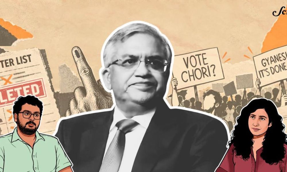 Protests Erupt in Delhi Demanding Resignation of Election Chief Amid Allegations of Electoral Rigging
