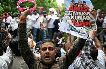 Protests Erupt in Delhi as Youth Demand Resignation of Chief Election Commissioner