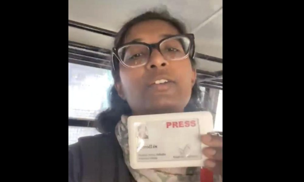 Pune Police Detain Journalist Divya Aslesha While Covering Protest