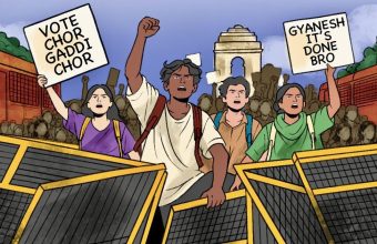 Youth Protest Erupts in Delhi Over Electoral Roll Irregularities